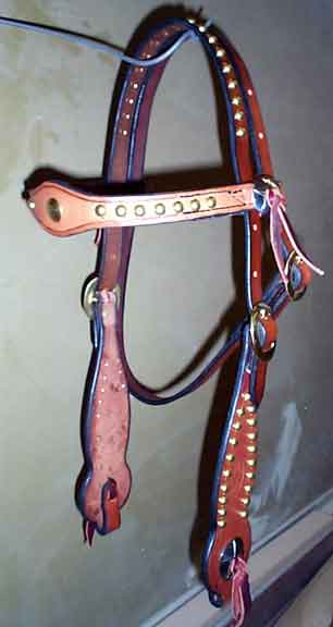 BR10 - Spotted Harness Headstall