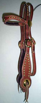 BR12 - Spotted Harness Headstall